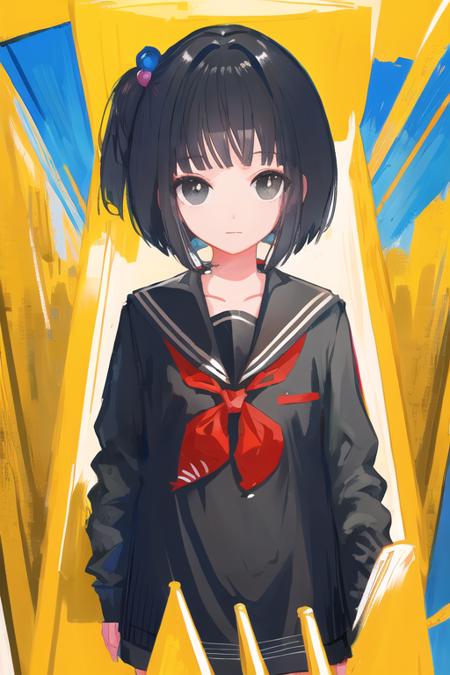 03685-44157513-,  masterpiece, best quality, illustration, 1girl, black hair,black sailor dress.png